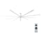 Iliving iLiving 108-Inch, 9 feet HVLS 9 Blades BLDC Big Ceiling Fan, Reversible, 16505 CFM with IR Remote ILG8HVLS108 - alternate 1